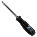 K-Tool International Screwdriver, Slotted, Black Handle, 3" KTI-19203